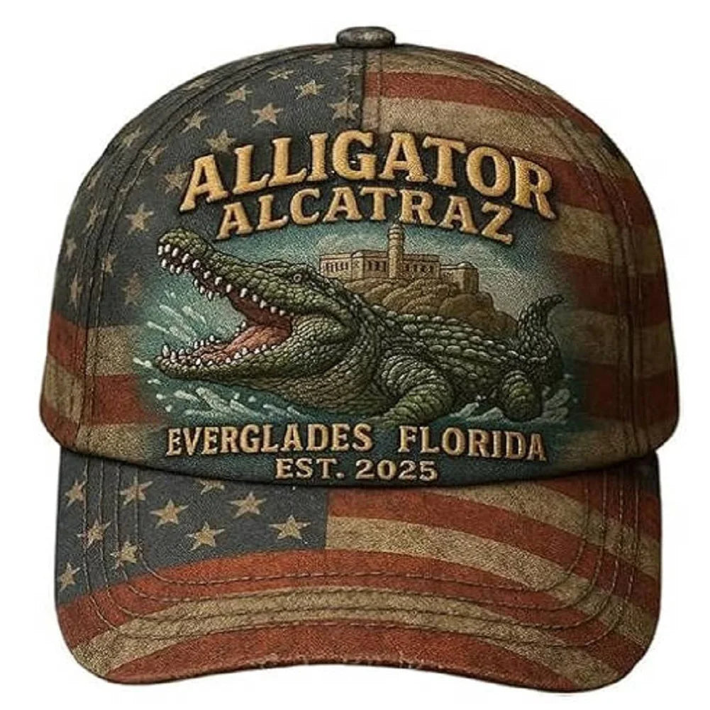 Alligator Embroidery Cap